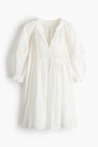 Robe tunique avec dentelle