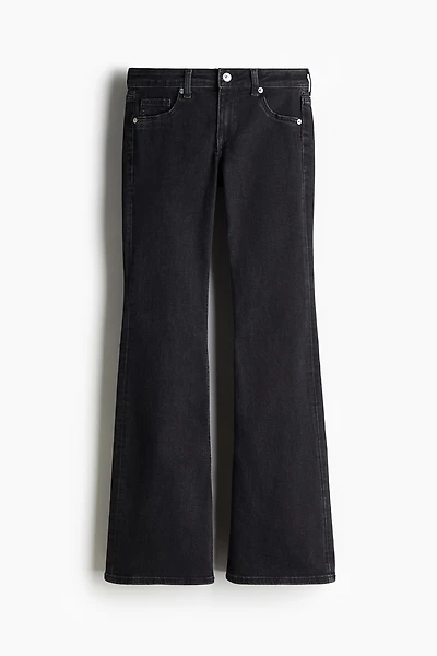 Low Rise Flared Leg Jeans