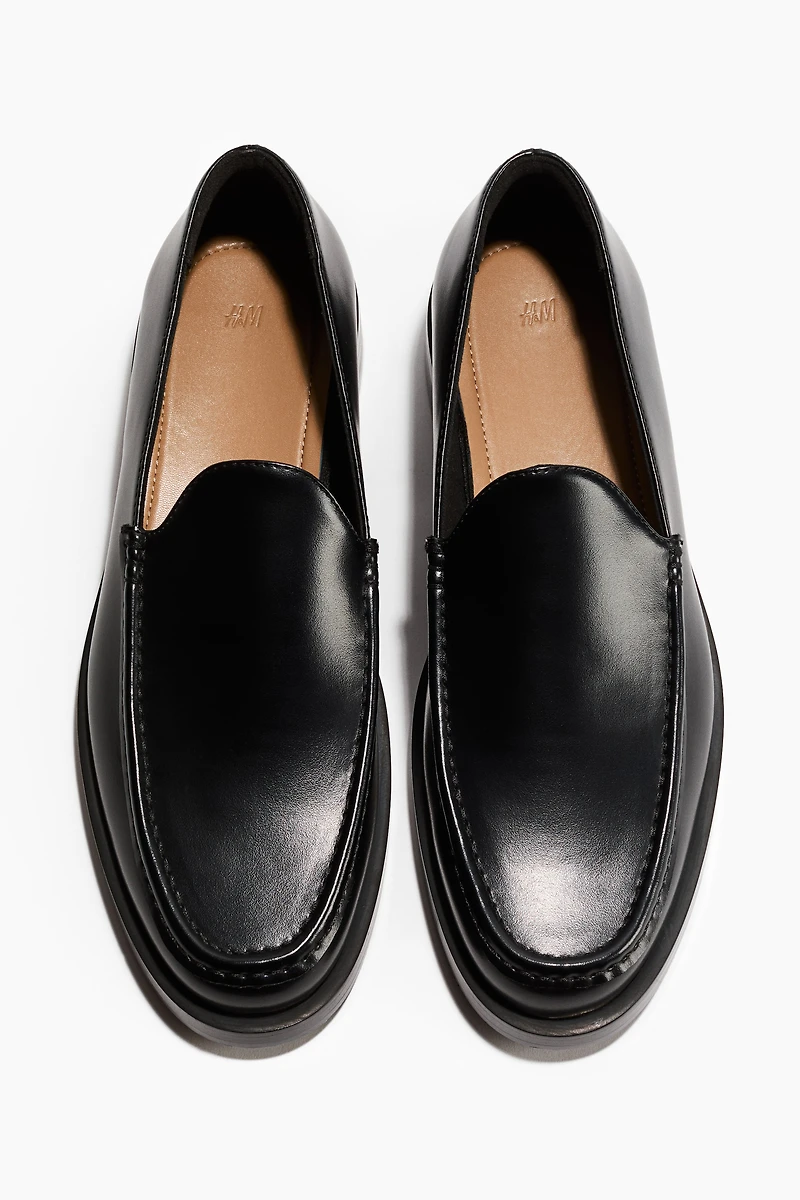 Moccasin-Seam Loafers