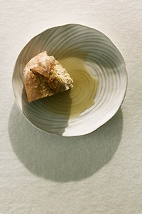 Lot de 2 petites assiettes en grès cérame