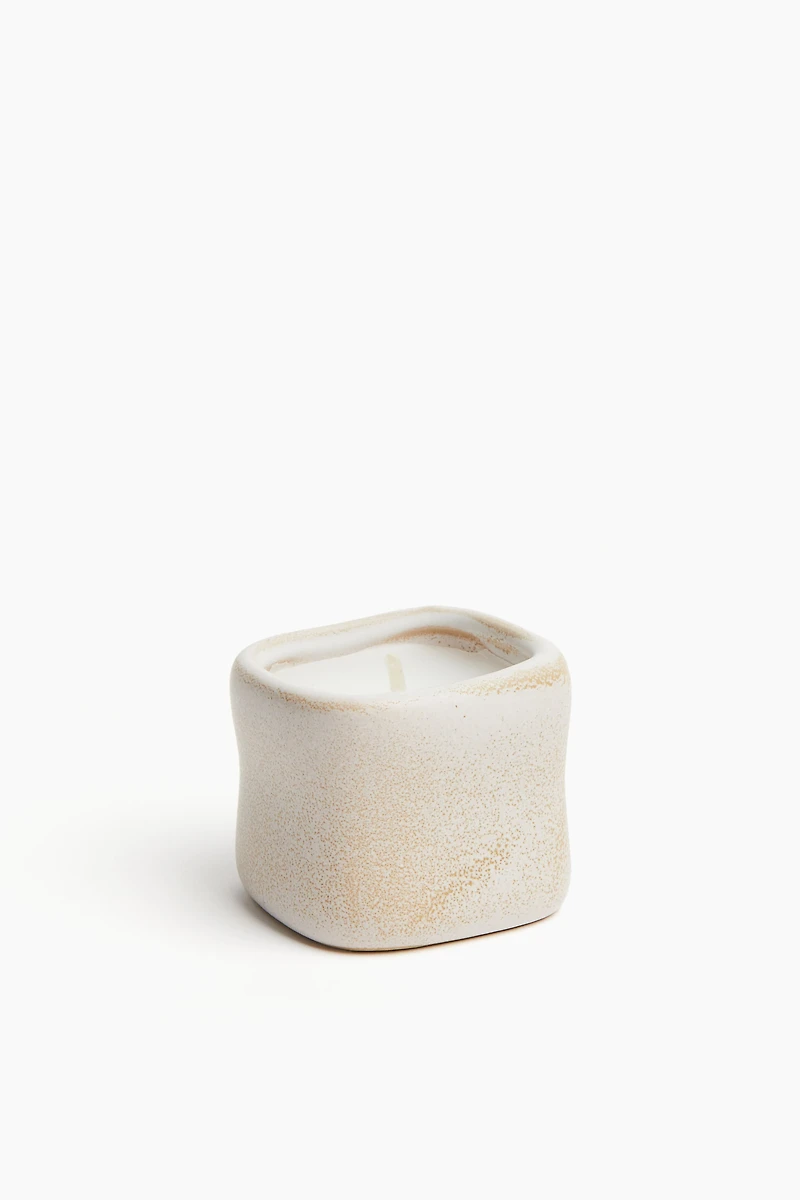 Scented Candle in Ceramic Holder