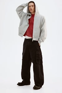 Oversized-Fit Hooded Jacket