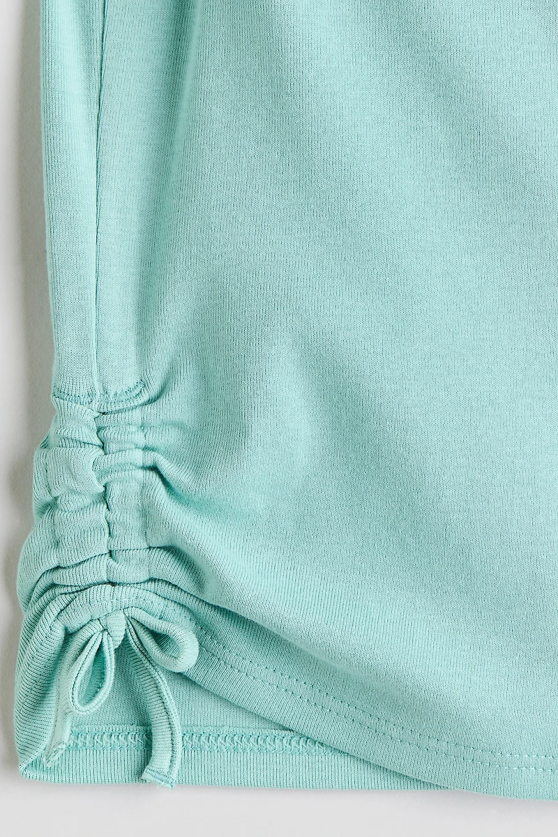 Drawstring-Detail Cotton Top