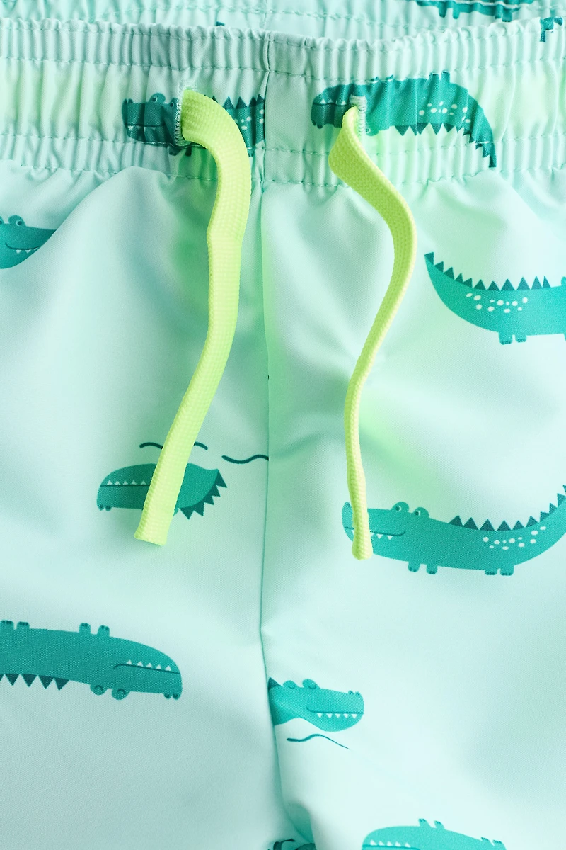 Patterned Swim Shorts