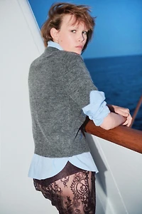 Cardigan with Collar