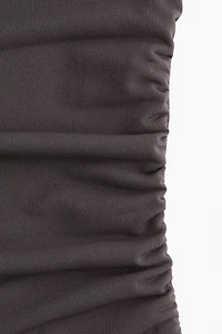 Draped Cap-Sleeved Top