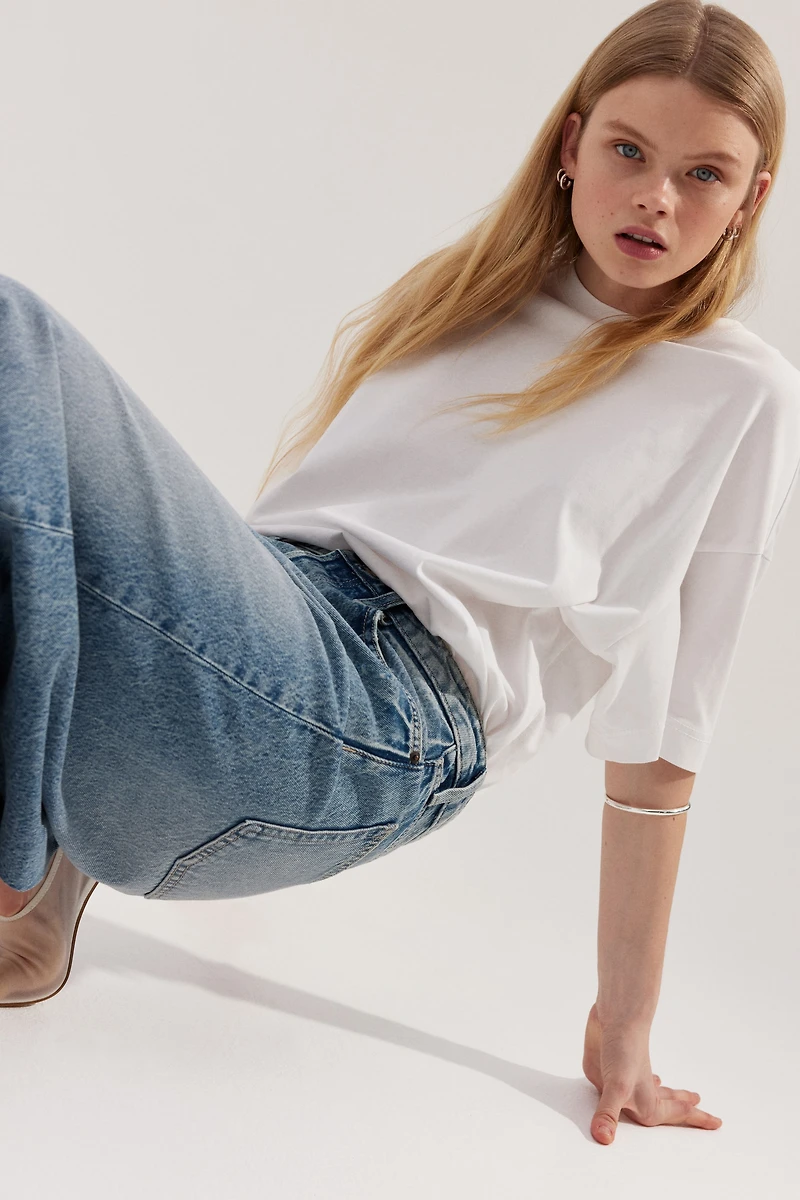 A-Line Denim Skirt