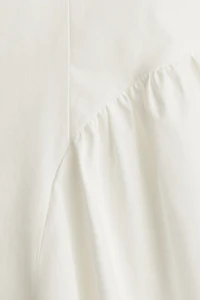 Open-Back Poplin Dress