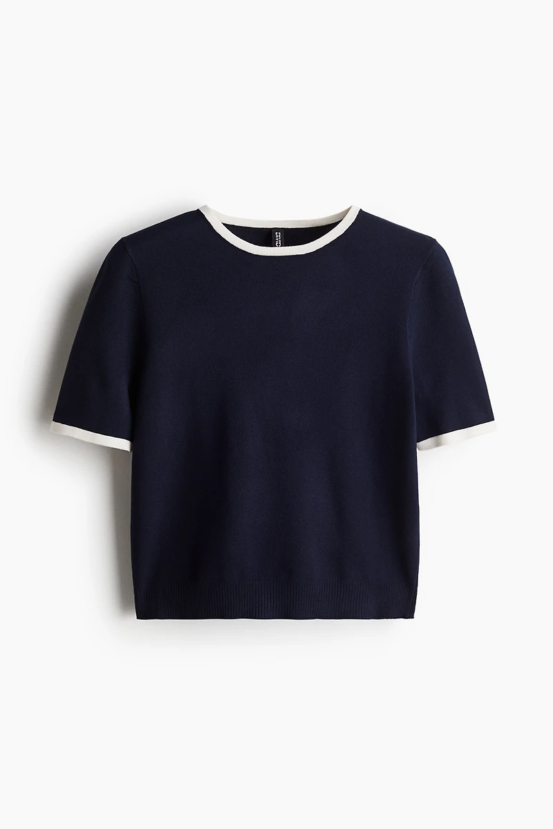 Fine-Knit T-Shirt