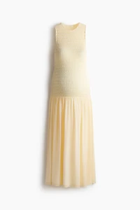 MAMA Smocked jersey dress