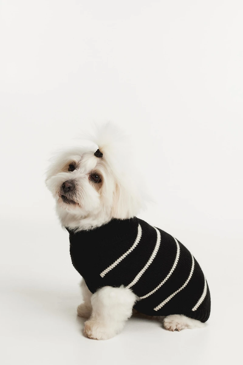 Rib-knit Dog Sweater