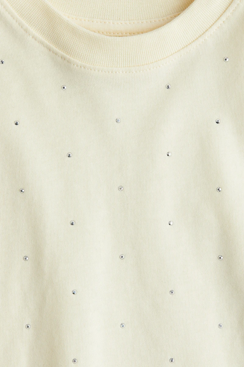 Rhinestone-Embellished T-Shirt