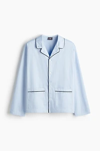 Chemise et pantalon de pyjama en coton
