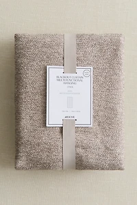 2-Pack Extra-Long Bouclé Blackout Curtain Panels