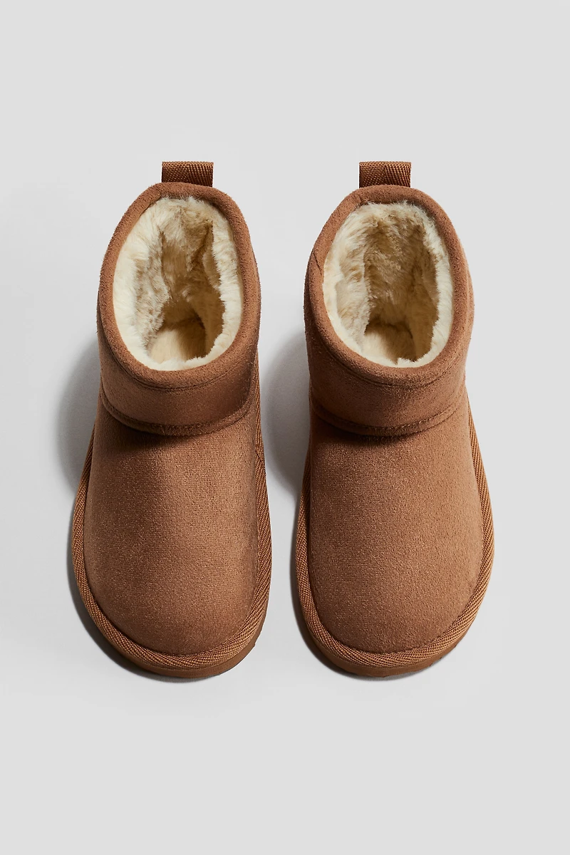 Bottines chaudement doublées