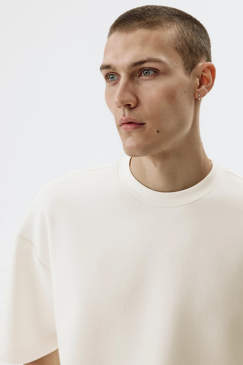 Oversized-Fit Scuba T-Shirt