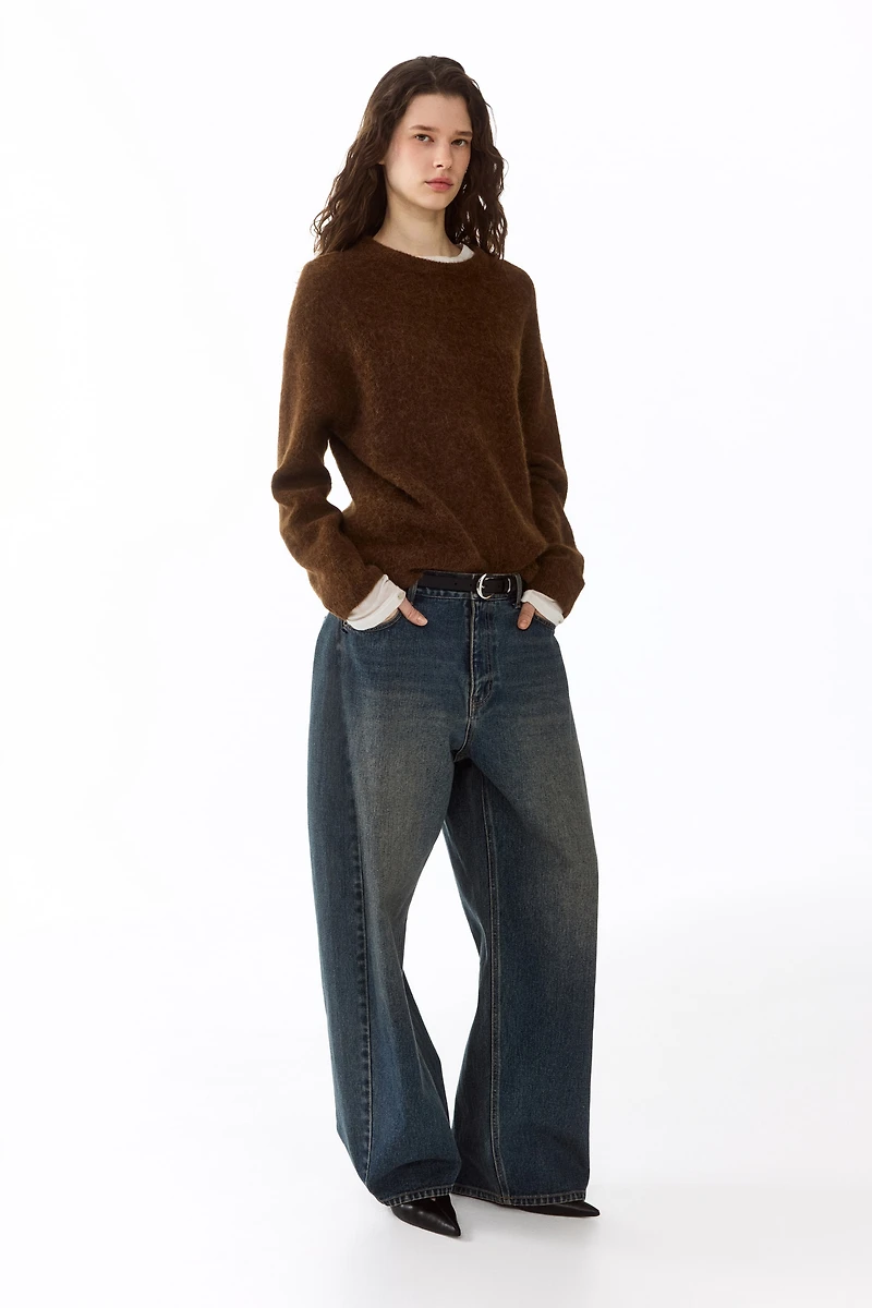 Oversized Alpaca-Blend Sweater