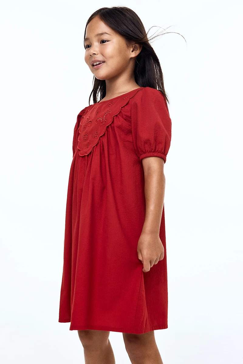 Cotton Seersucker Dress