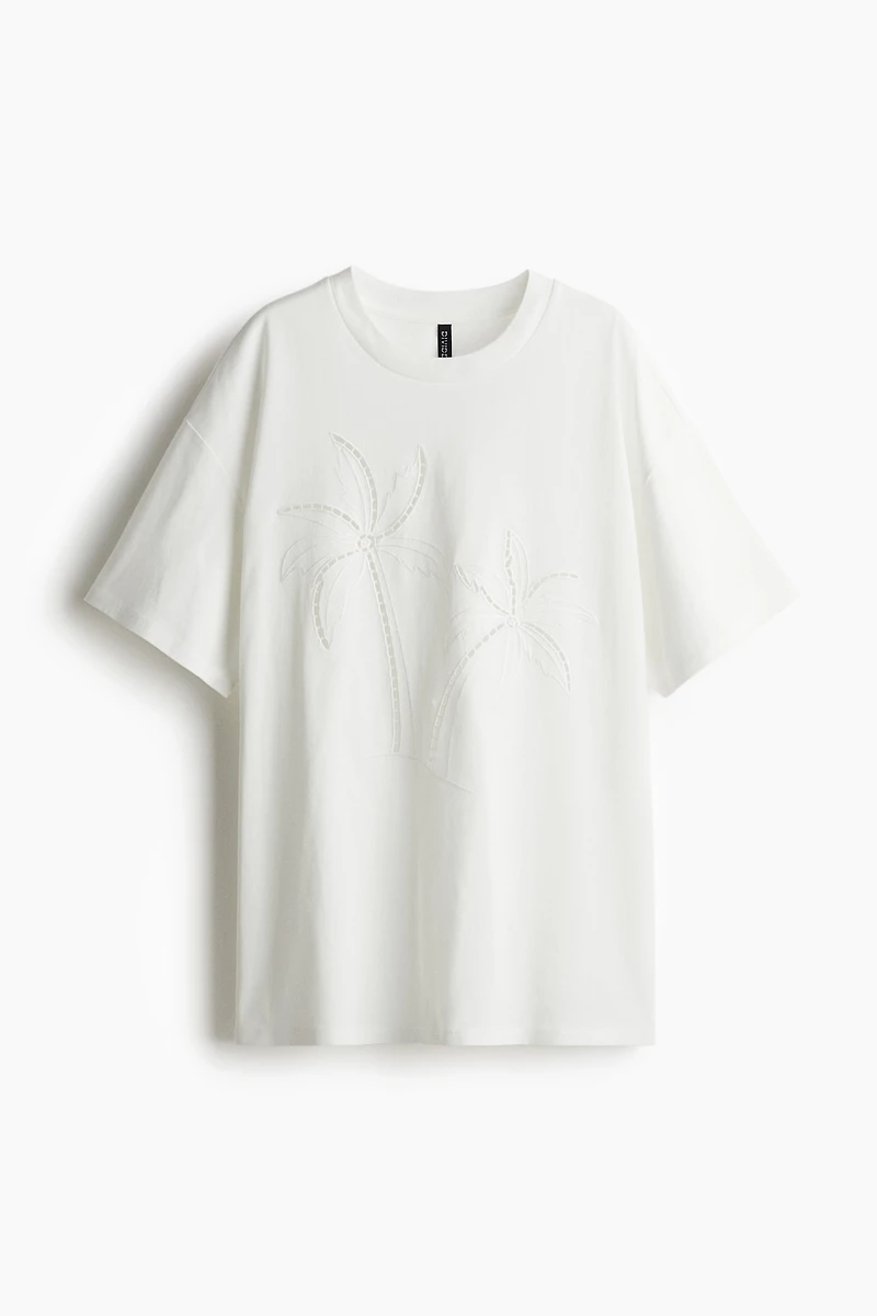 T-shirt grande taille avec motif