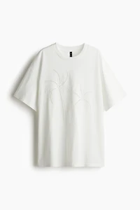 T-shirt grande taille avec motif