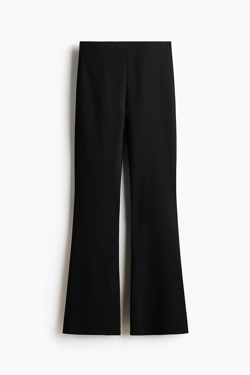 Flared Jersey Pants