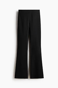 Flared Jersey Pants