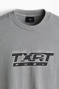 T-shirt délavé ample