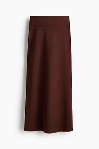 Cotton Skirt with Foldover Waist