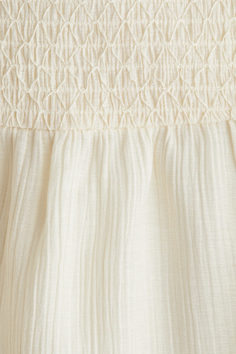 Smocked Strappy Dress