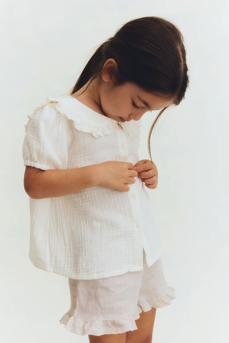 Cotton Muslin Blouse
