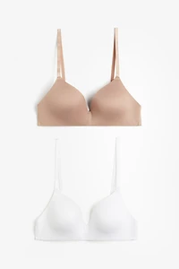 Lot de 2 soutiens-gorge en microfibre