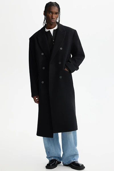 Wool-Blend Coat
