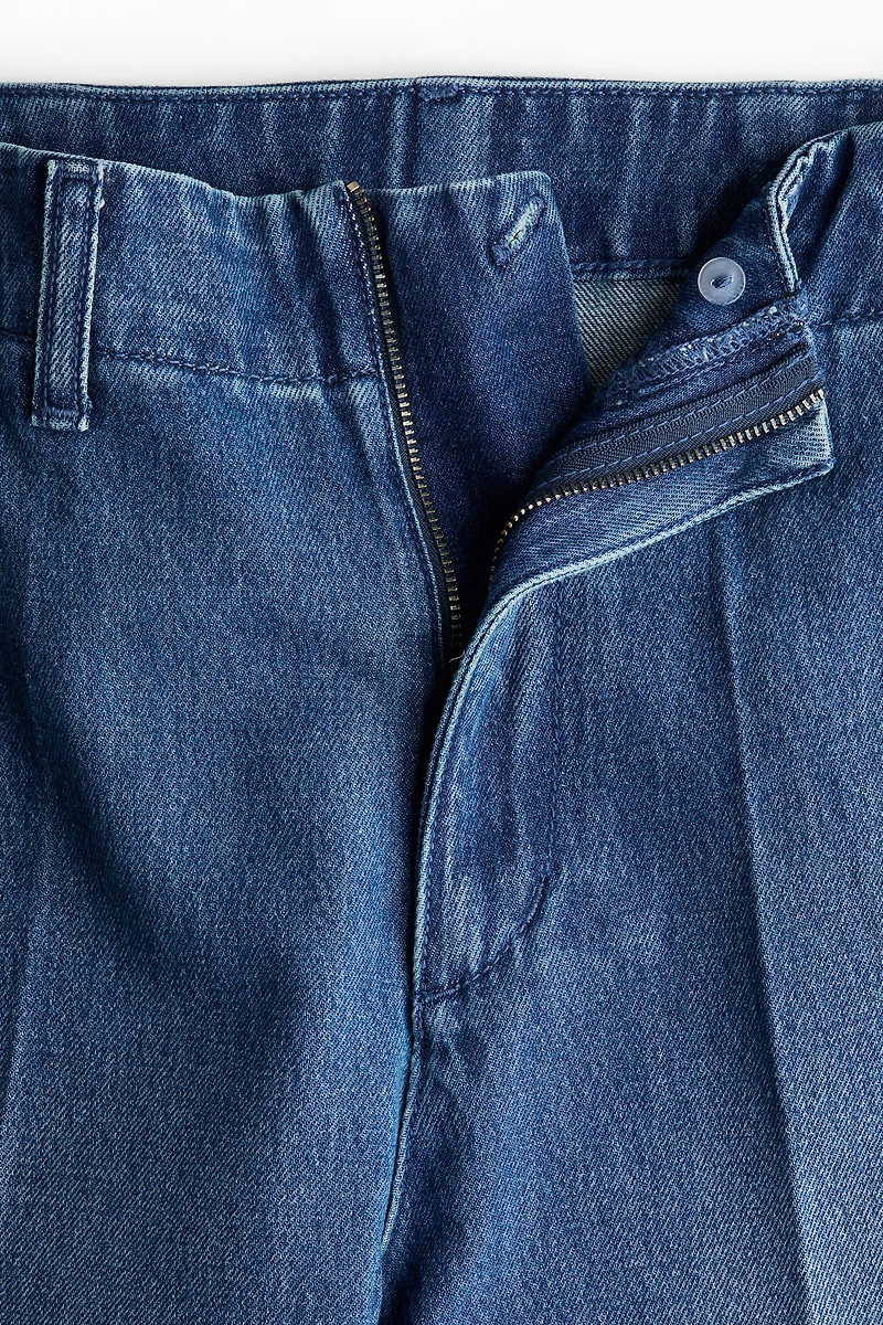 Jean large taille haute