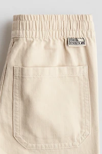 Pantalon en sergé de coton