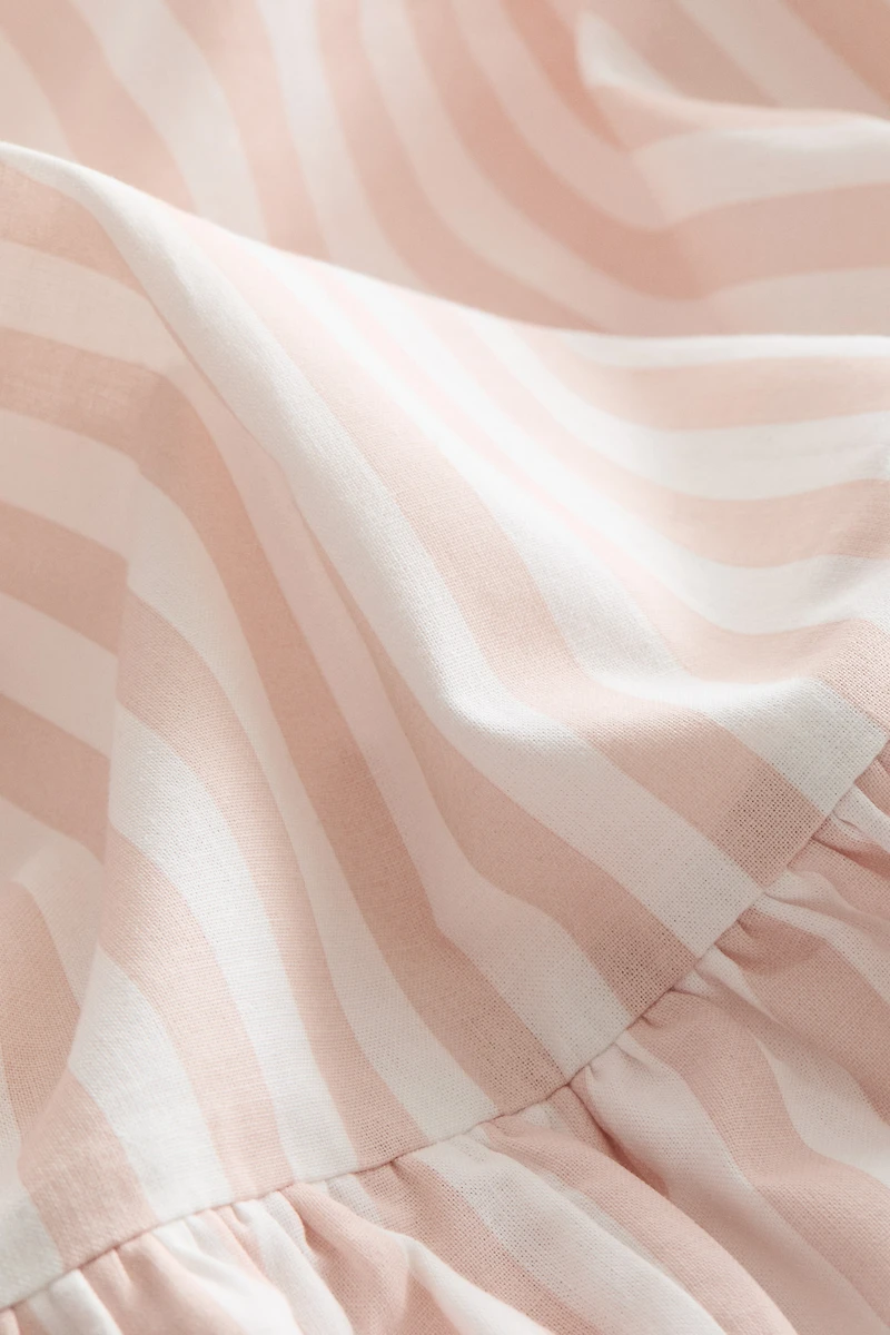 Ruffle-Trimmed Cotton Pillowcase