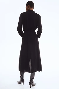 Tie-Belt Shirt Dress