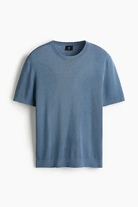 Slim-Fit Knit T-Shirt