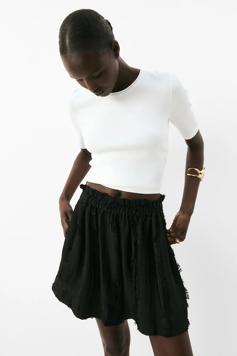 T-shirt en tricot fin