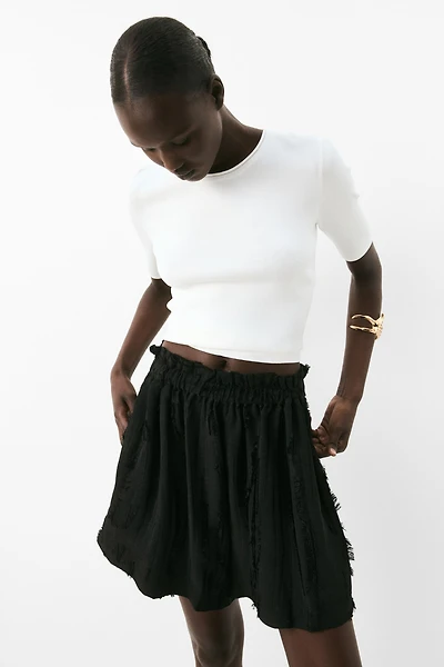 T-shirt en tricot fin