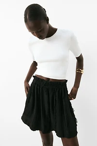 T-shirt en tricot fin