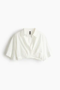 Chemise courte et imprimée