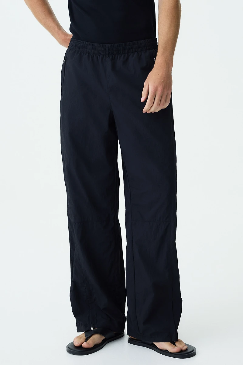 Pantalon de survêtement ample en nylon