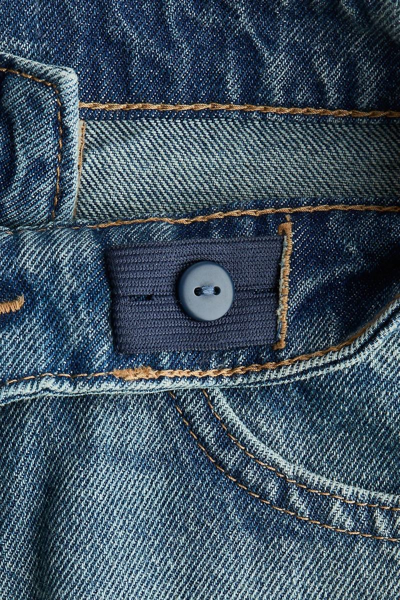 Short flottant en denim