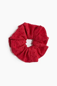 Embroidered Scrunchie