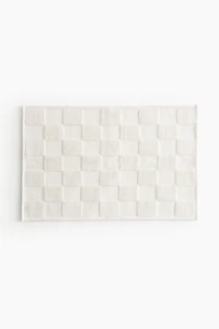 Checked Bath Mat