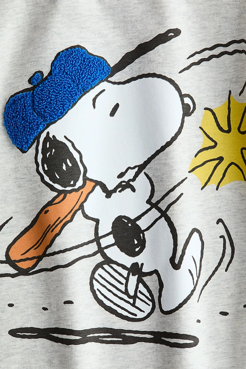 T-shirt imprimé avec manches longues