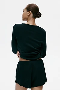 Pointelle Jersey Pajamas