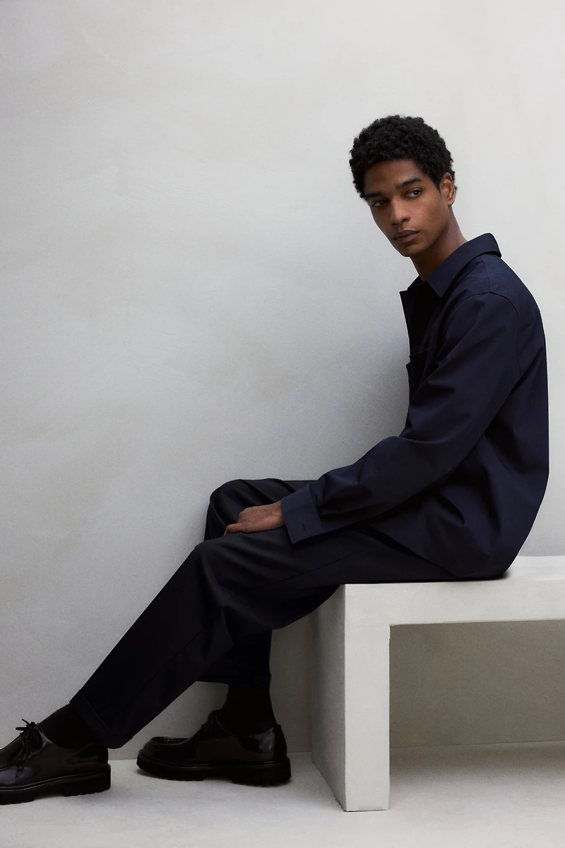Relaxed Fit Tapered Pants