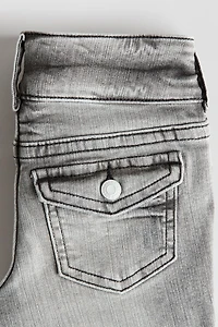 Bootcut Leg Low Jeans