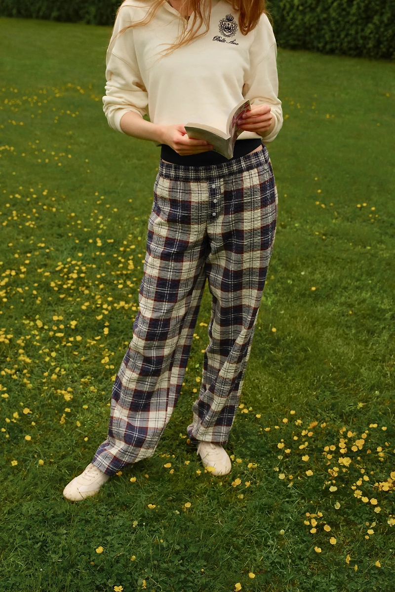 Pantalon à taille élastique